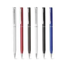 LESLEY METALLIC. Stylo en métal avec clip