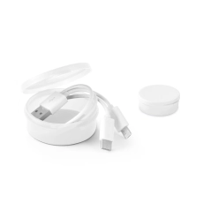 EMMY. Cable USB avec connecteur 3 en 1en ABS et PVC
