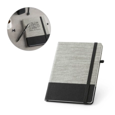 ROUSSEAU. Bloc-notes A5 en fibre de paille et toile de coton
