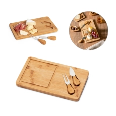 WOODS. Plateau de fromages en bambou
