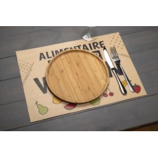 SET DE TABLE IMPRESSION RECTO