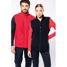 Bodywarmer micropolaire écoresponsable unisexe