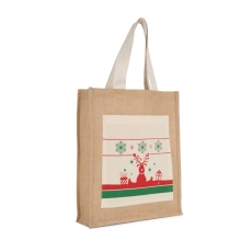 Sac shopping avec motifs de Noël