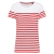 White / Red Stripe