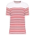 White / Red Stripe