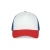 White/French red/Reflex blue