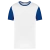 White / Dark Royal Blue