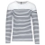 White / Navy Stripes