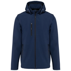 Veste Softshell 3 couches à capuche avec manches amovibles unisexe