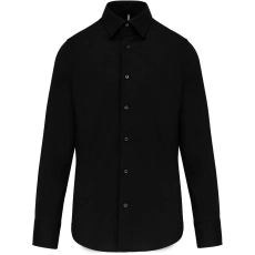 Chemise ajustée manches longues sans repassage