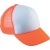 White / Fluorescent Orange