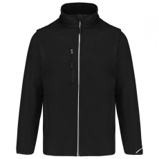 Veste softshell sport manches amovibles unisexe
