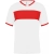 White / Sporty Red