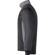 Sweat-shirt col zippé unisexe