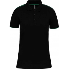 Polo Day To Day contrasté manches courtes femme