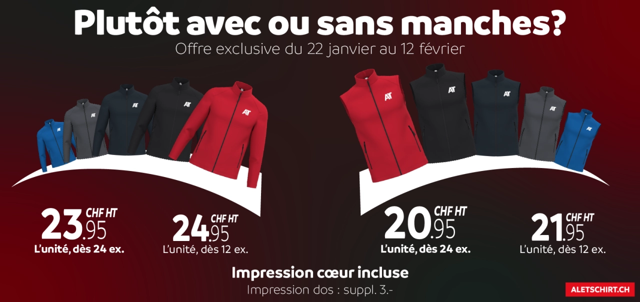 Promo Softshells Janvier 2026