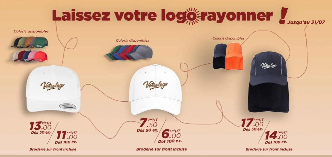 PROMO CASQUETTE JUIN 26 